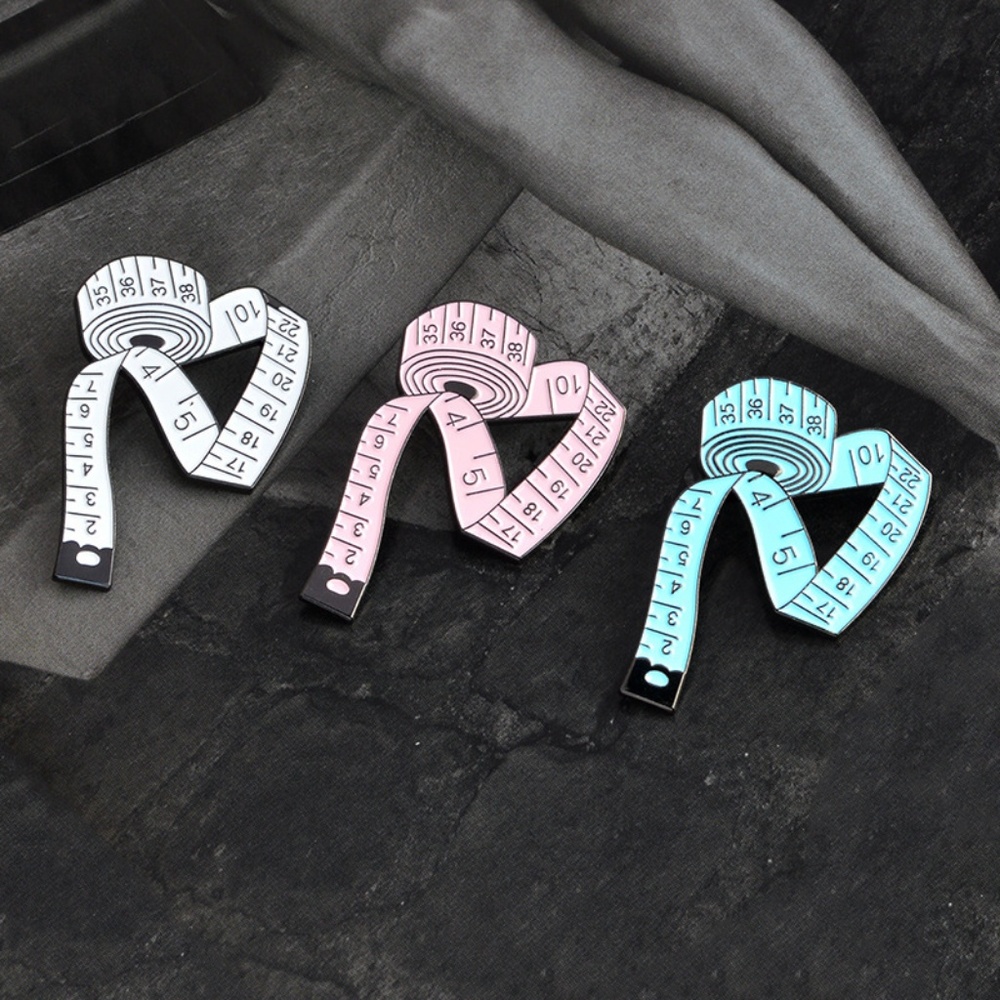 NEW Ruler Enamel Pin Brooch - Picture 3 of 8